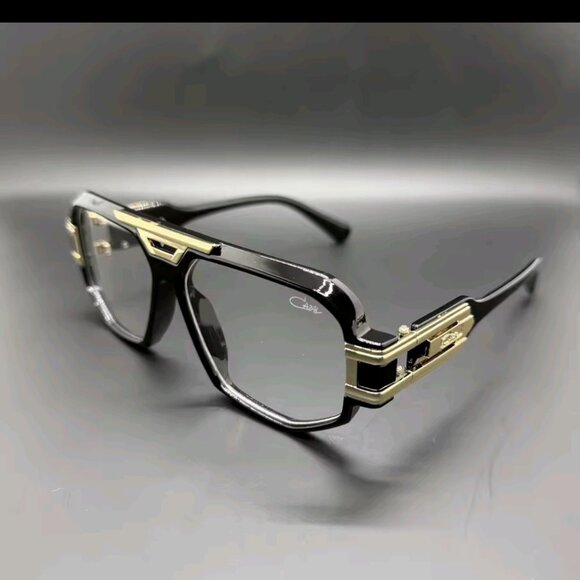 Cazal Black and Gold Sunglasses - Picture 1 of 2